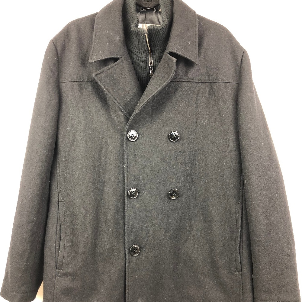 Kenneth Cole Reaction Wool Blend Pea Coat